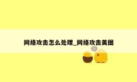 网络攻击怎么处理_网络攻击美图