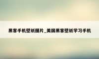 黑客手机壁纸图片_美国黑客壁纸学习手机